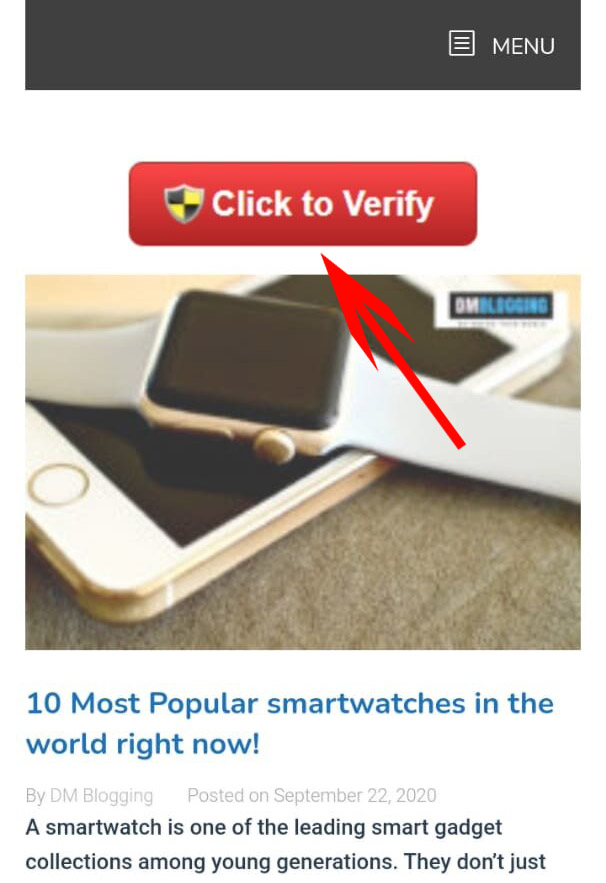 Cilck on “Click to Verify” Button