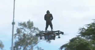 Pinoy flies hoverboard over Subic